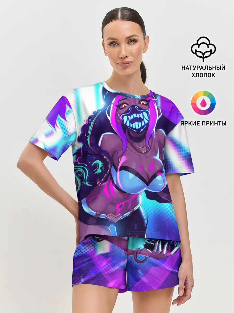 Женская пижама с шортами / Акали