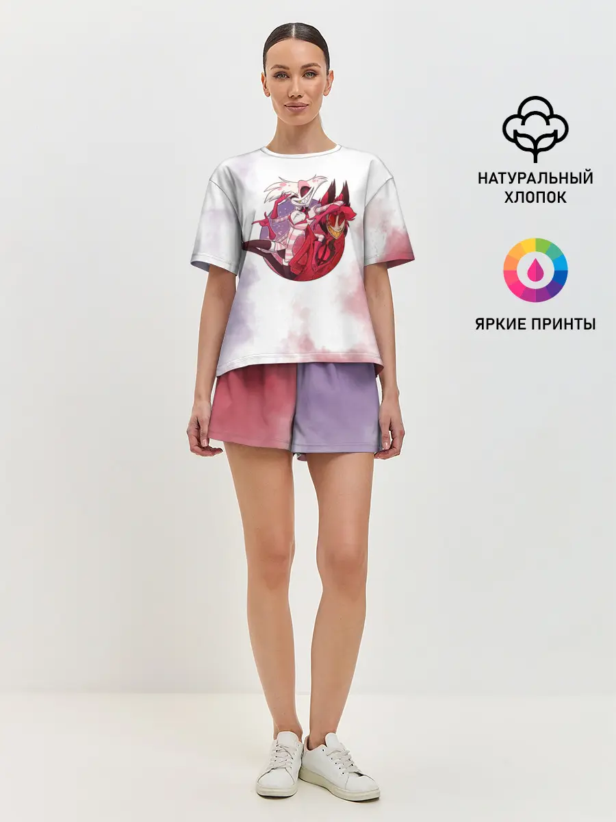 Женская пижама с шортами / Hazbin Hotel