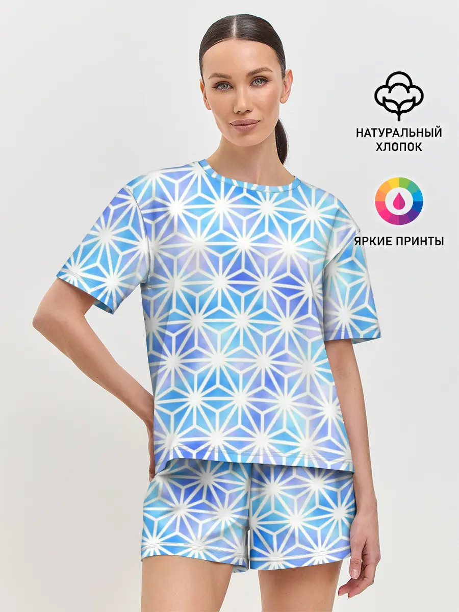 Женская пижама с шортами / Яркий