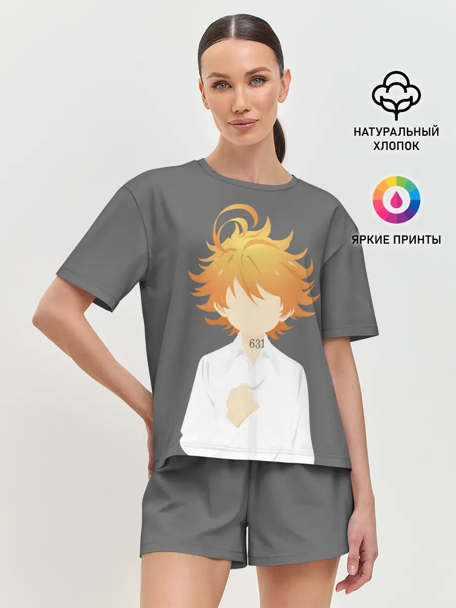 Женская пижама с шортами / Эмма неверленд