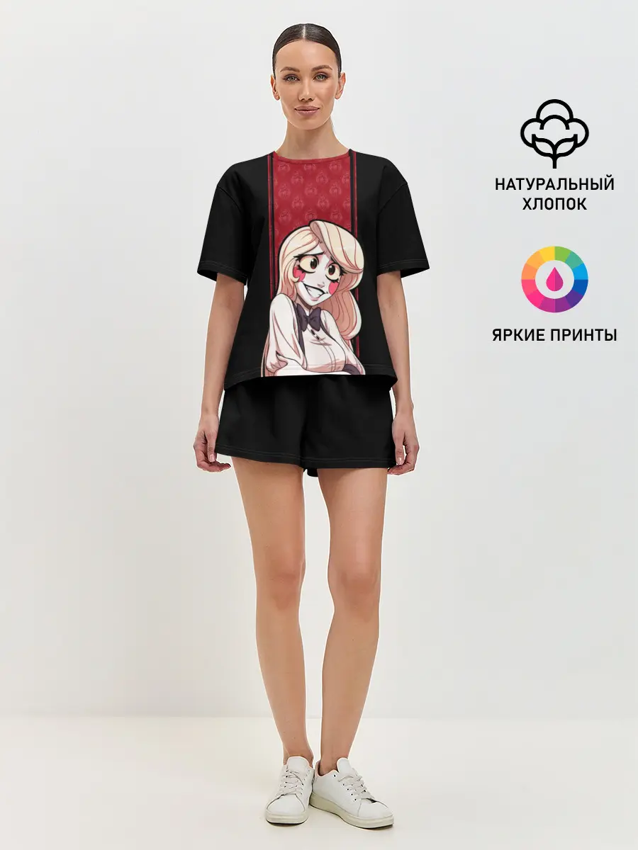 Женская пижама с шортами / Hazbin Hotel. Charlie