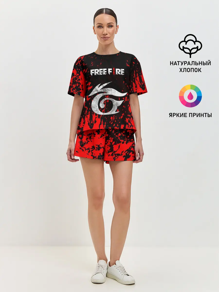 Женская пижама с шортами / GARENA FREE FIRE