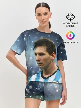 Женская пижама с шортами / Лео Месси