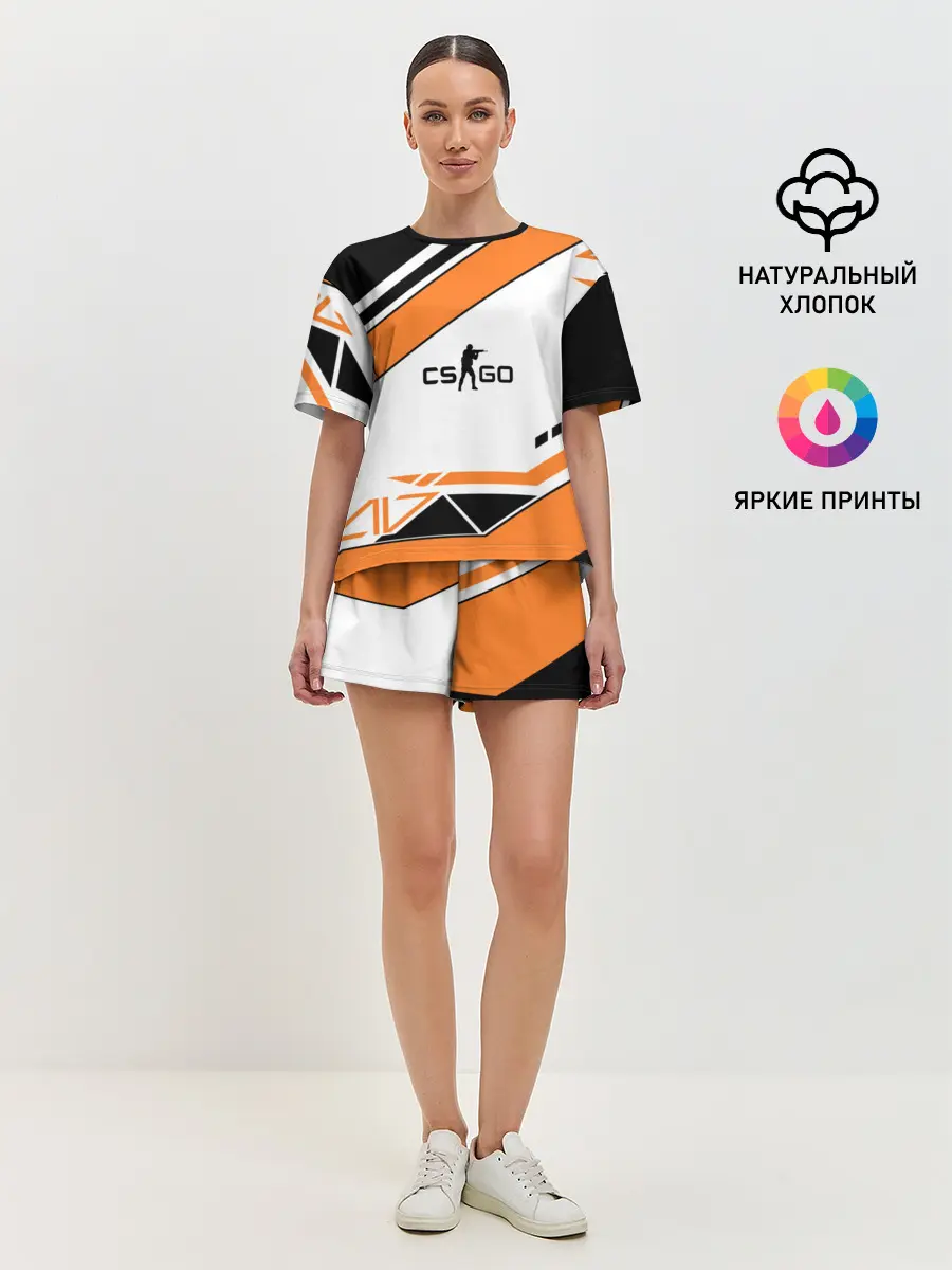 Женская пижама с шортами / Cs Go Asiimov Style #2