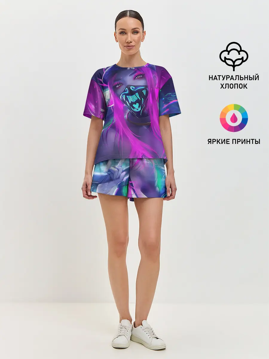 Женская пижама с шортами / Акали