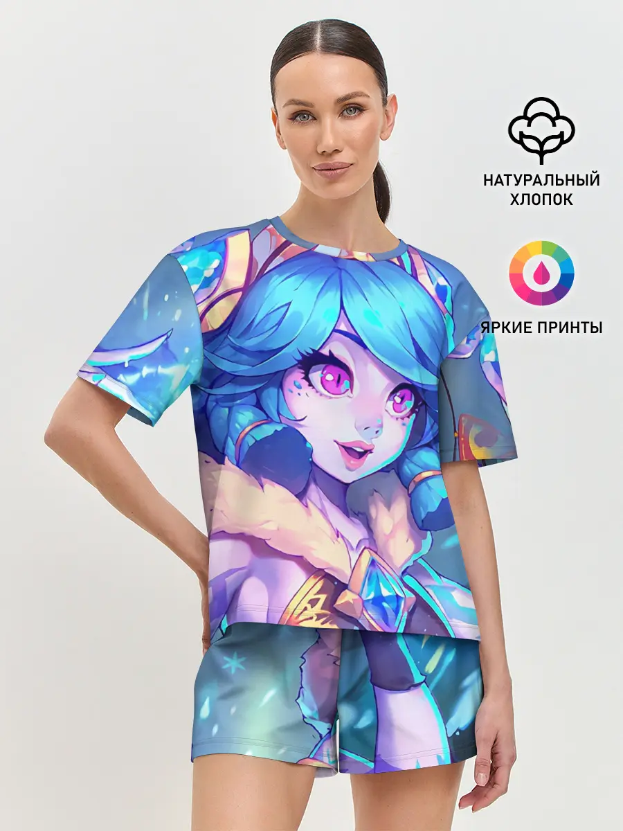 Женская пижама с шортами / Нико