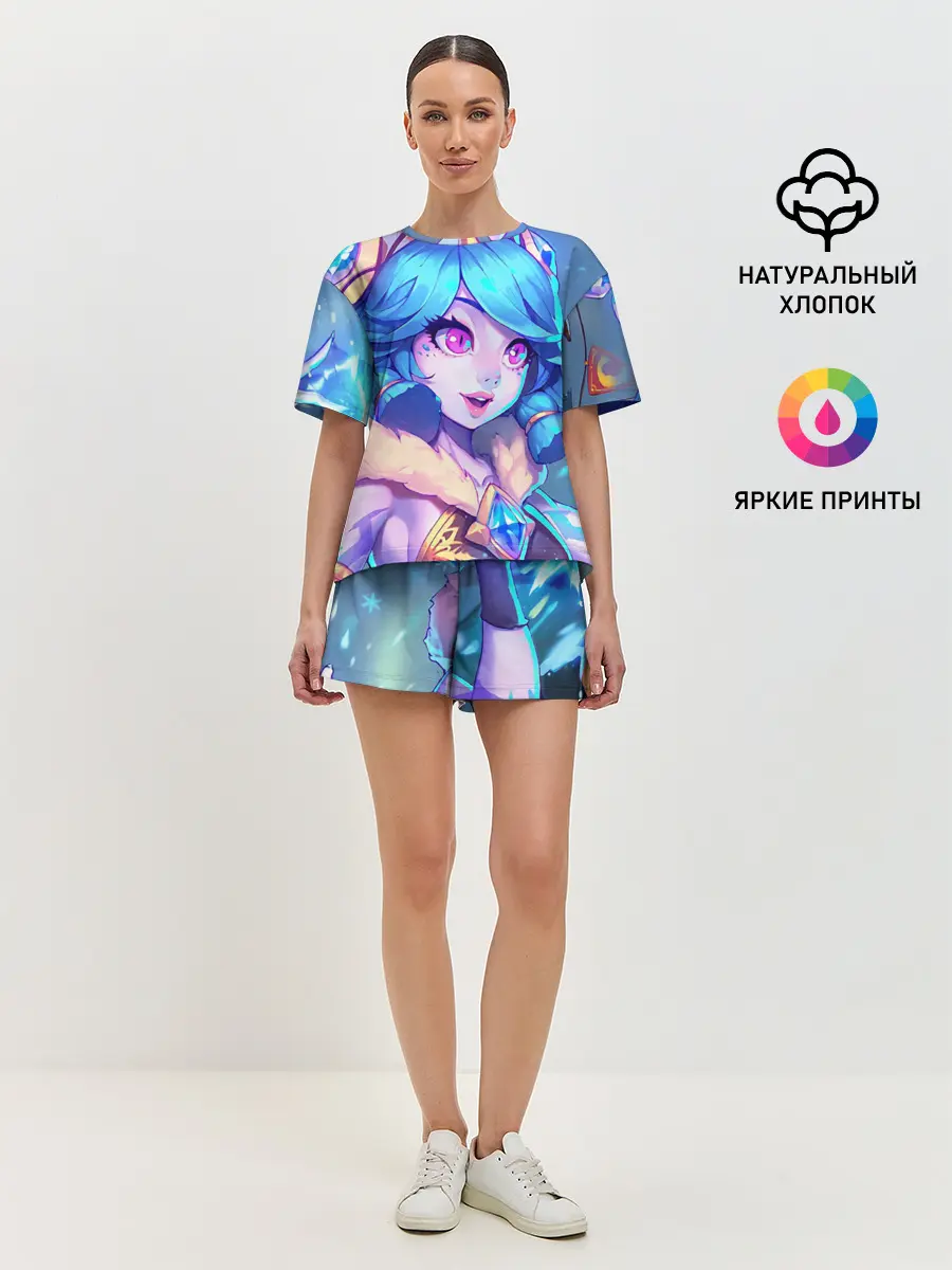 Женская пижама с шортами / Нико