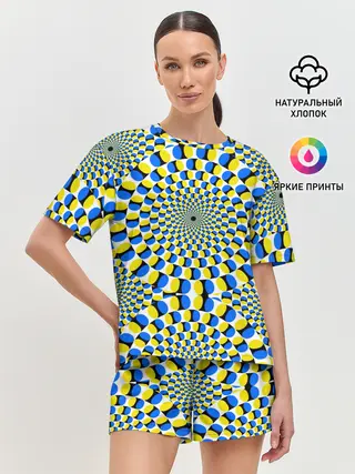 Женская пижама с шортами / ИЛЛЮЗИЯ