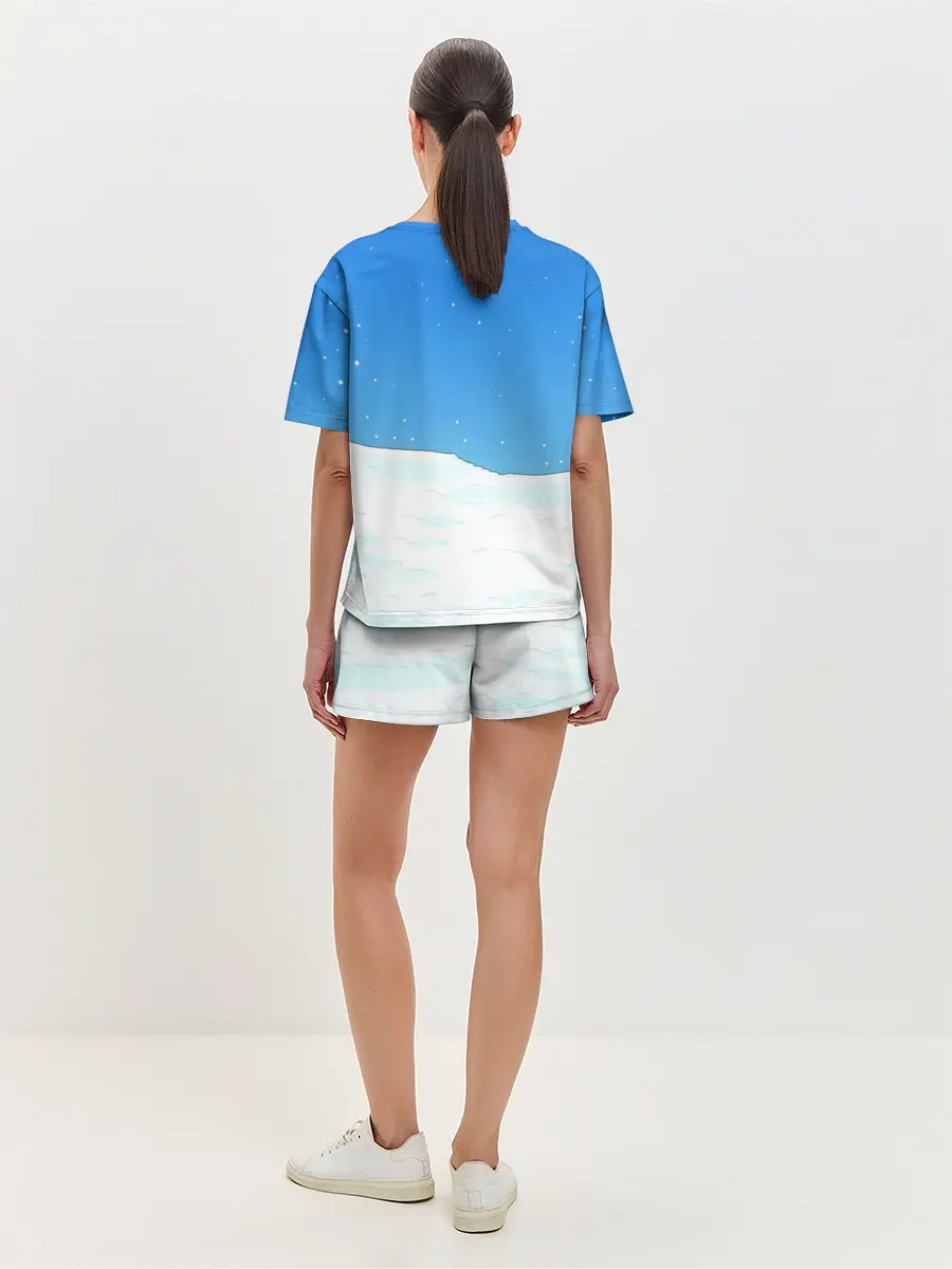 Женская пижама с шортами / Simpsons New Year