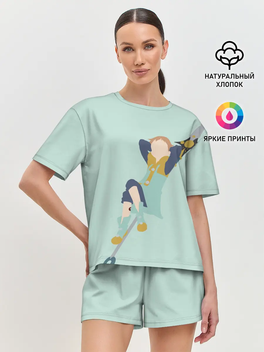 Женская пижама с шортами / King