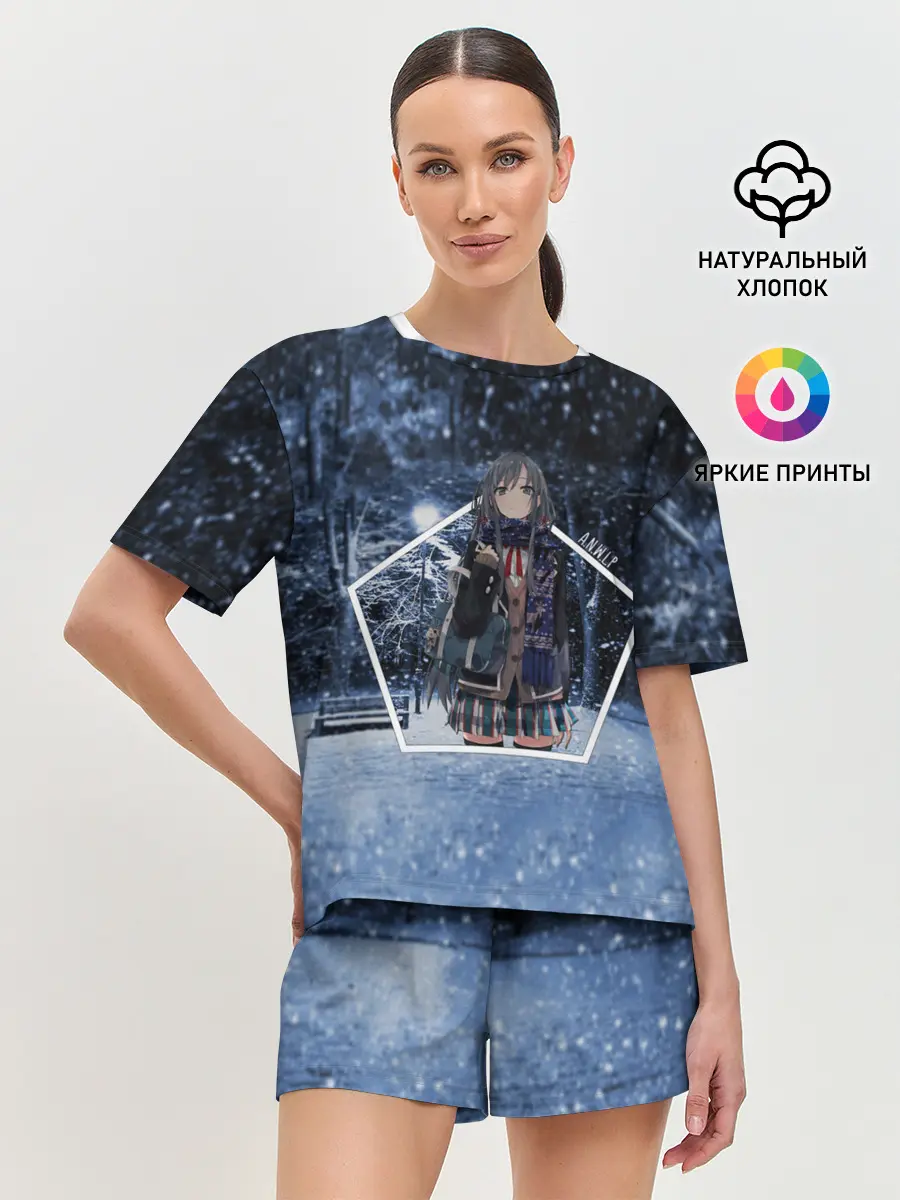 Женская пижама с шортами / Snow Bunny Girl