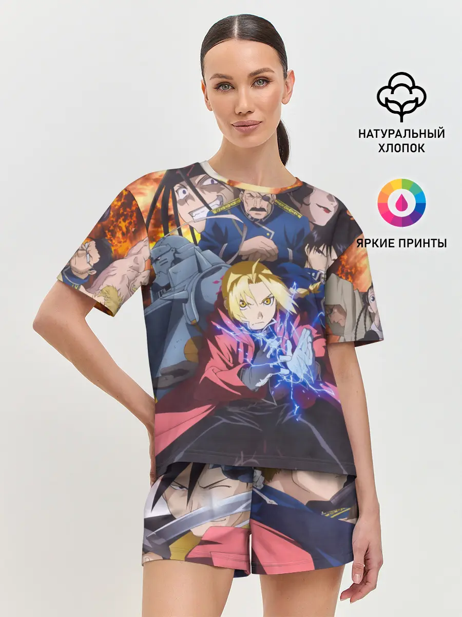 Женская пижама с шортами / Fullmetal Alchemist Brotherhood