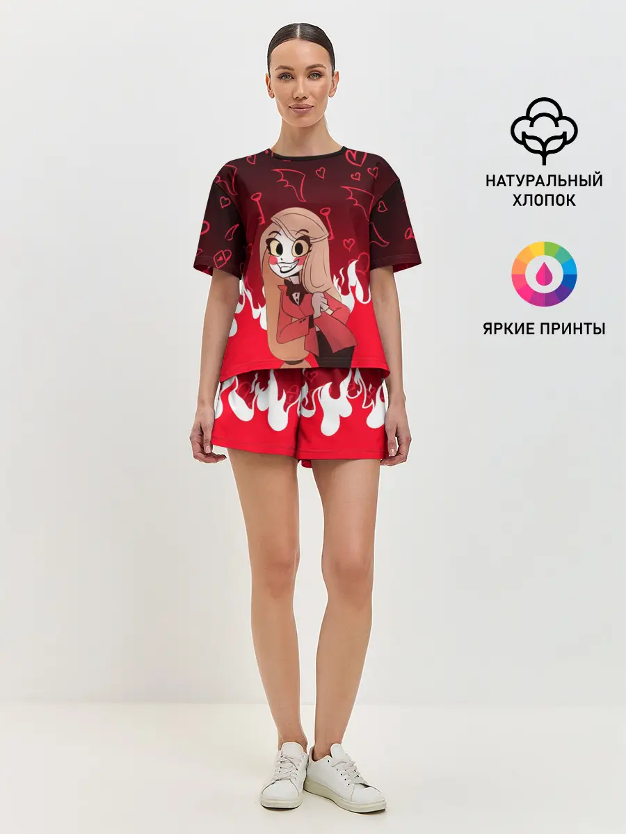 Женская пижама с шортами / ОТЕЛЬ ХАЗБИН ЧАРЛИ