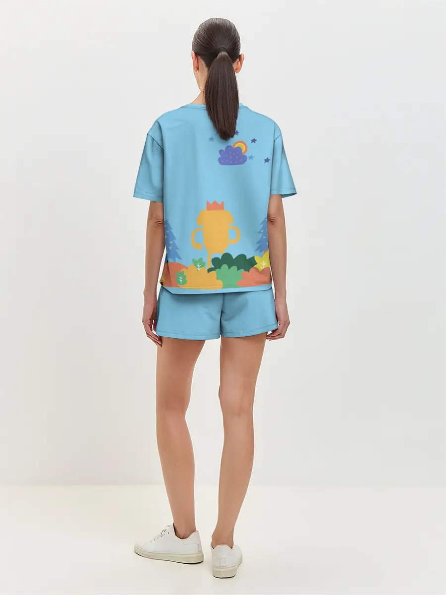 Женская пижама с шортами / Время приключений Winter