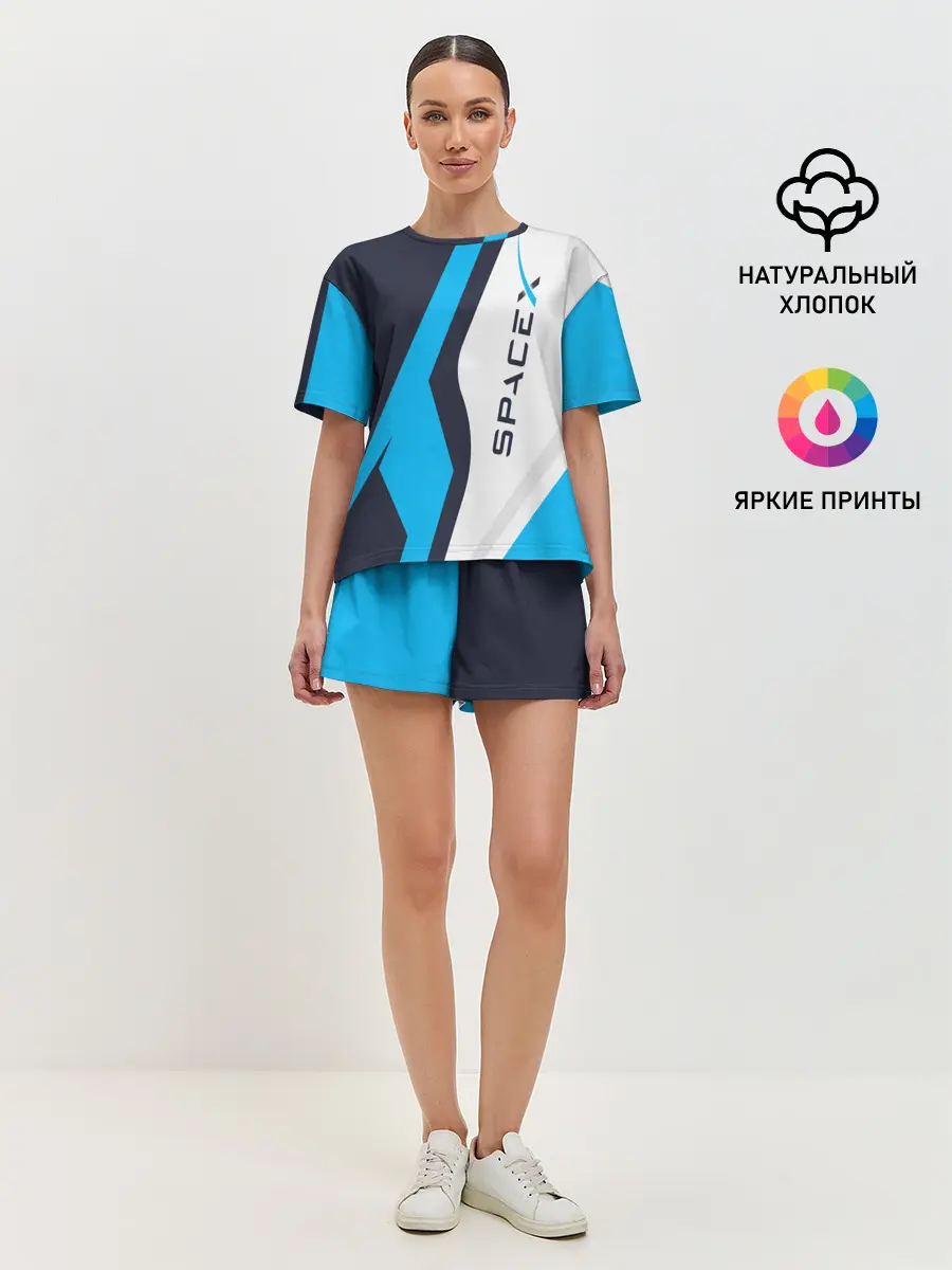 Женская пижама с шортами / SpaceX