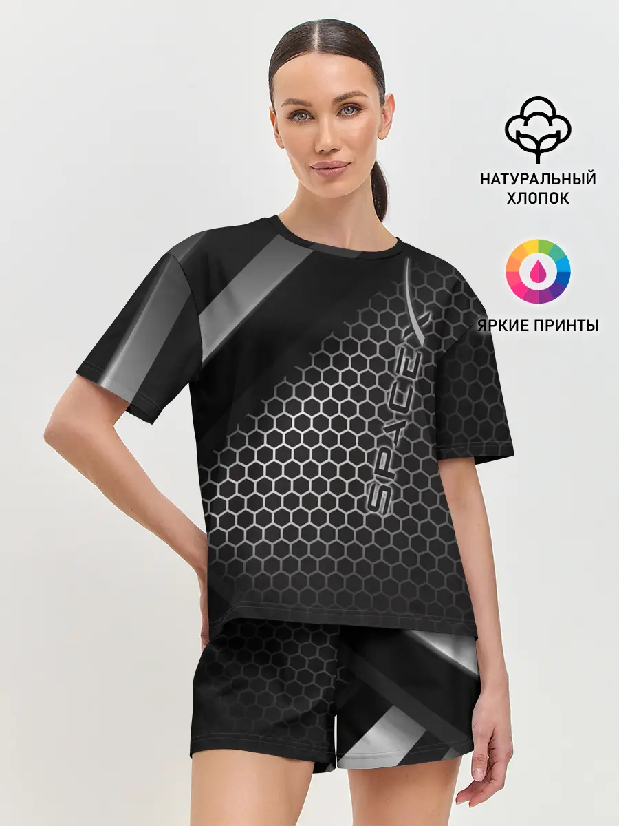 Женская пижама с шортами / SpaceX