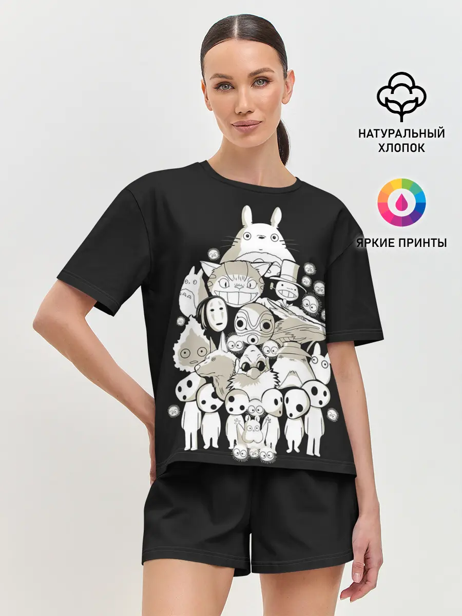 Женская пижама с шортами / Totoro