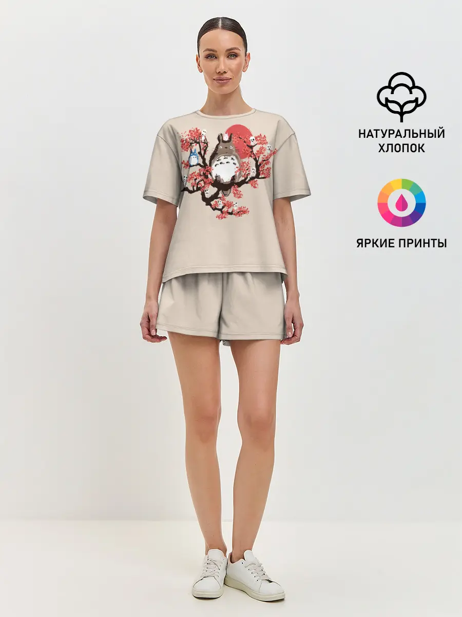 Женская пижама с шортами / Totoro