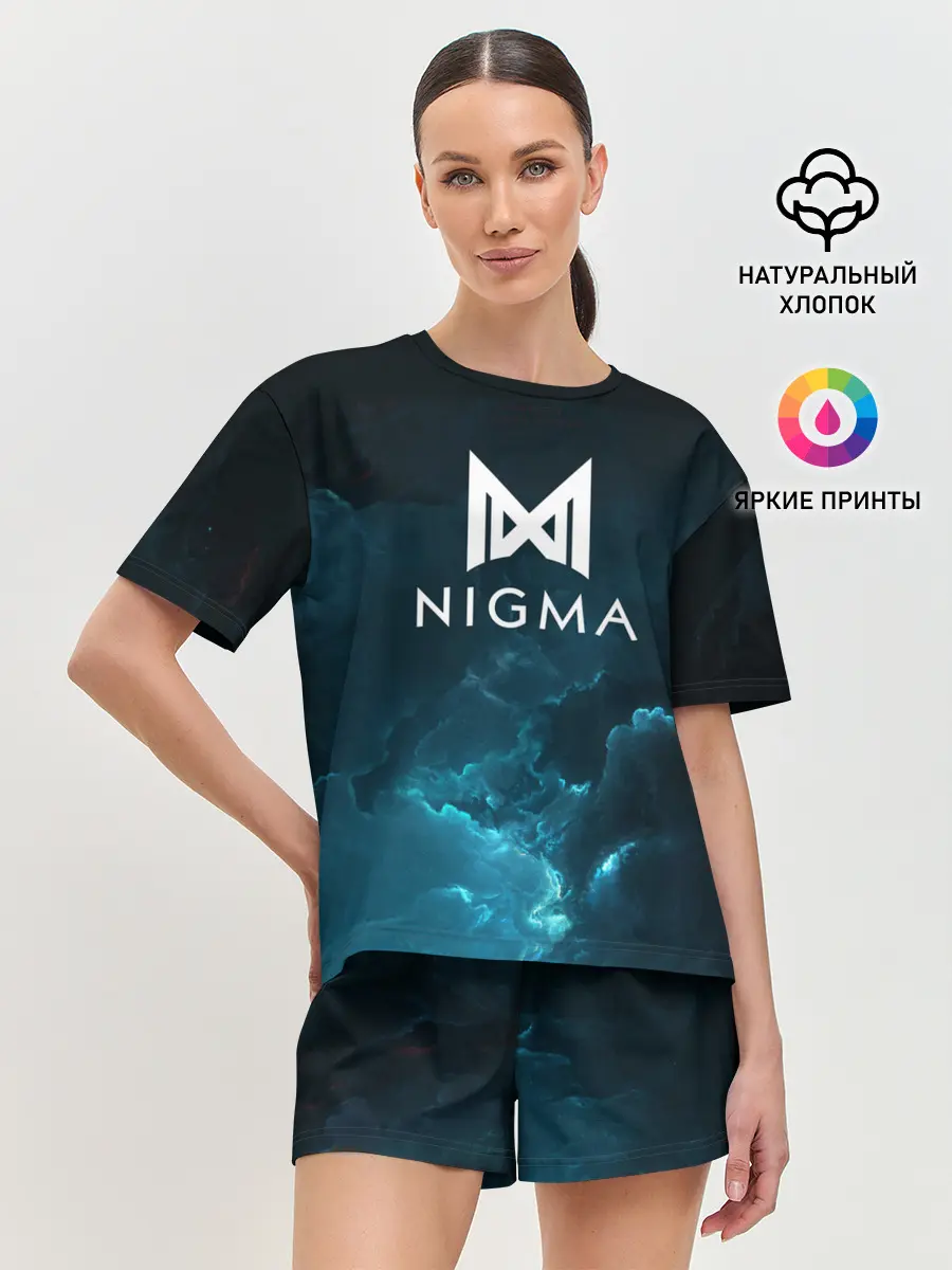 Женская пижама с шортами / Nigma