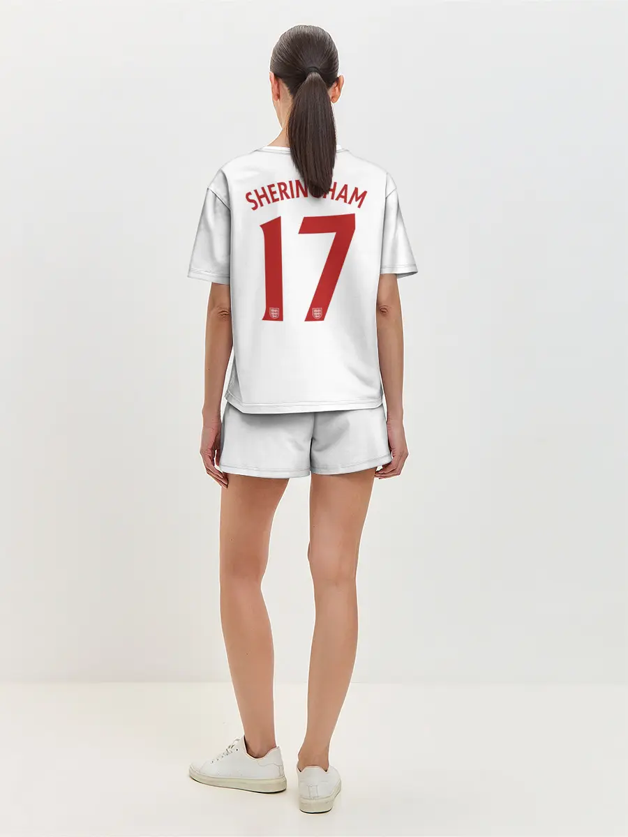 Женская пижама с шортами / Тедди Шерингем Англия Ретро