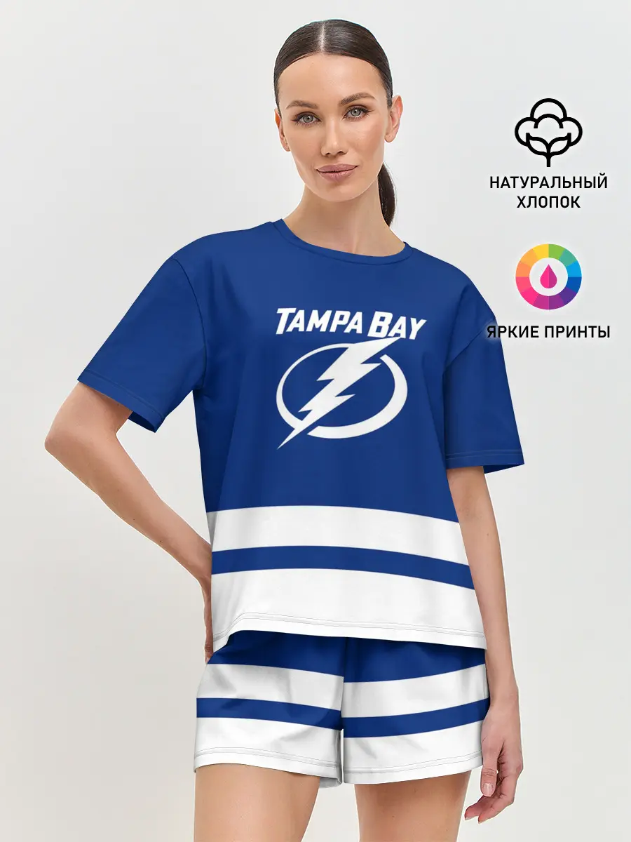 Женская пижама с шортами / Тампа-Бэй Лайтнинг НХЛ