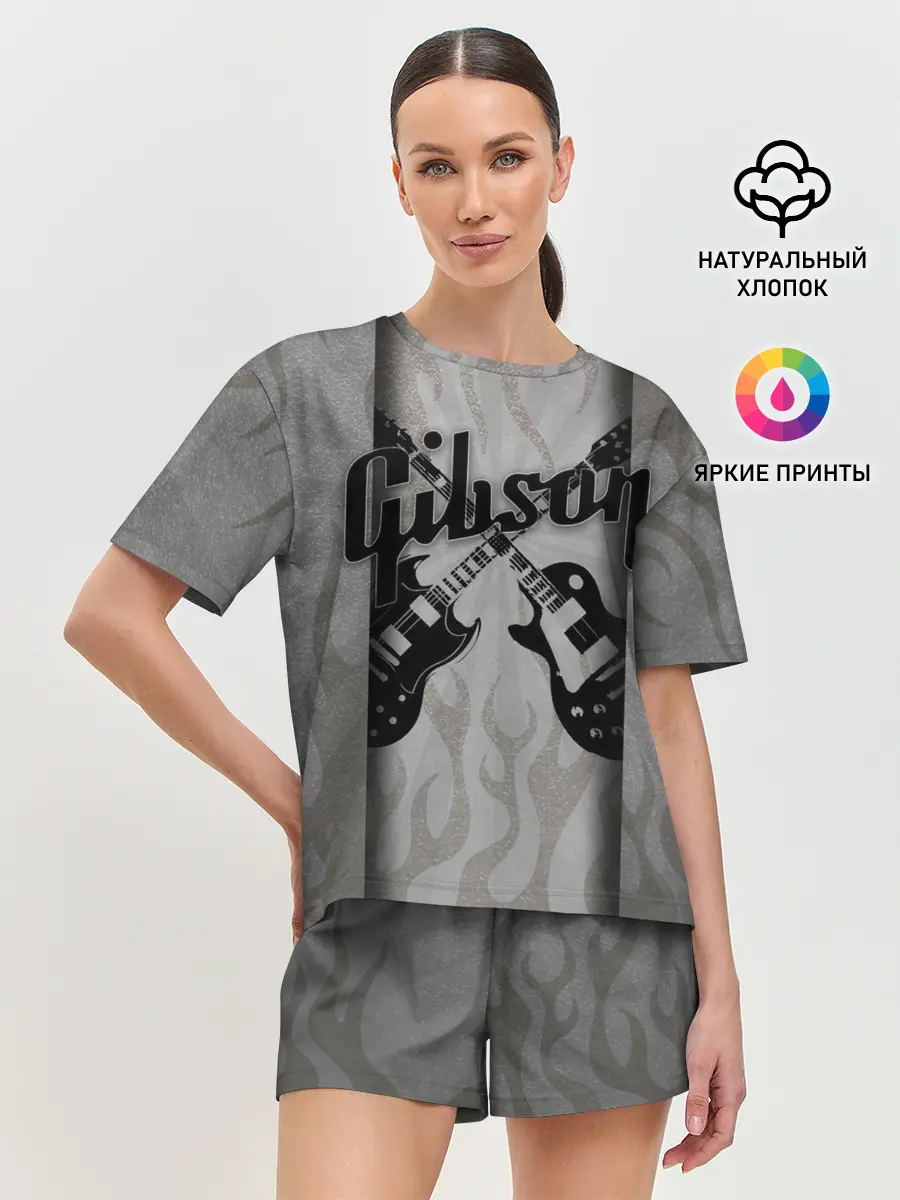 Женская пижама с шортами / Gibson