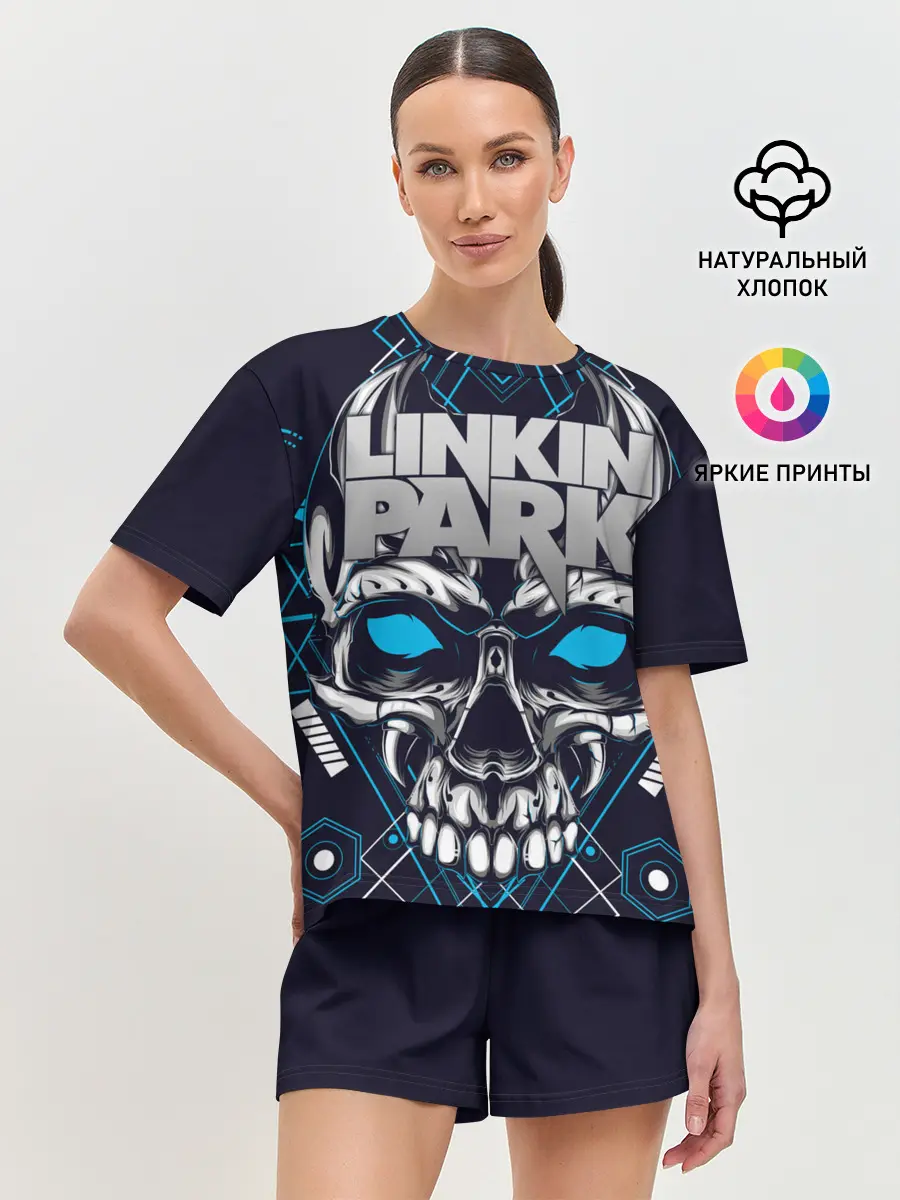 Женская пижама с шортами / Linkin Park