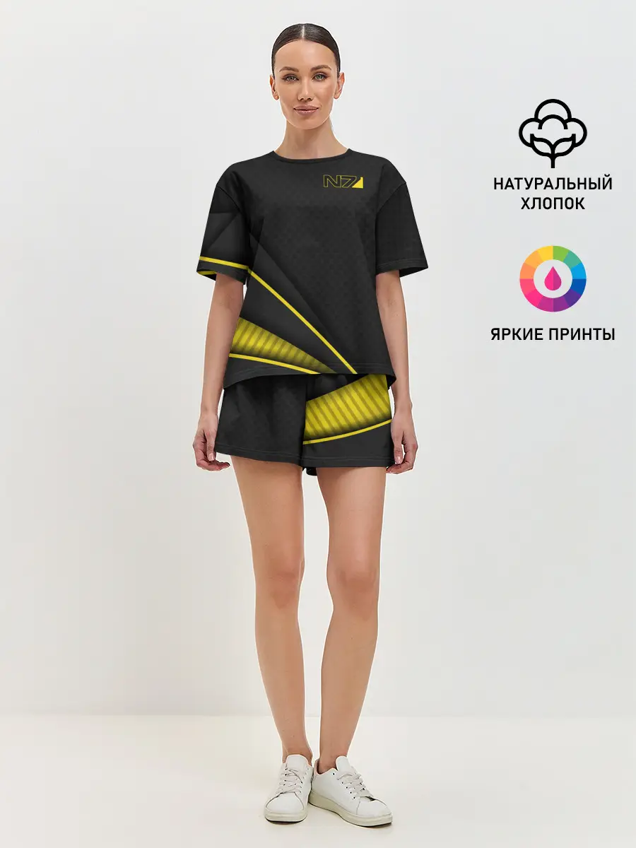 Женская пижама с шортами / Mass Effect N7