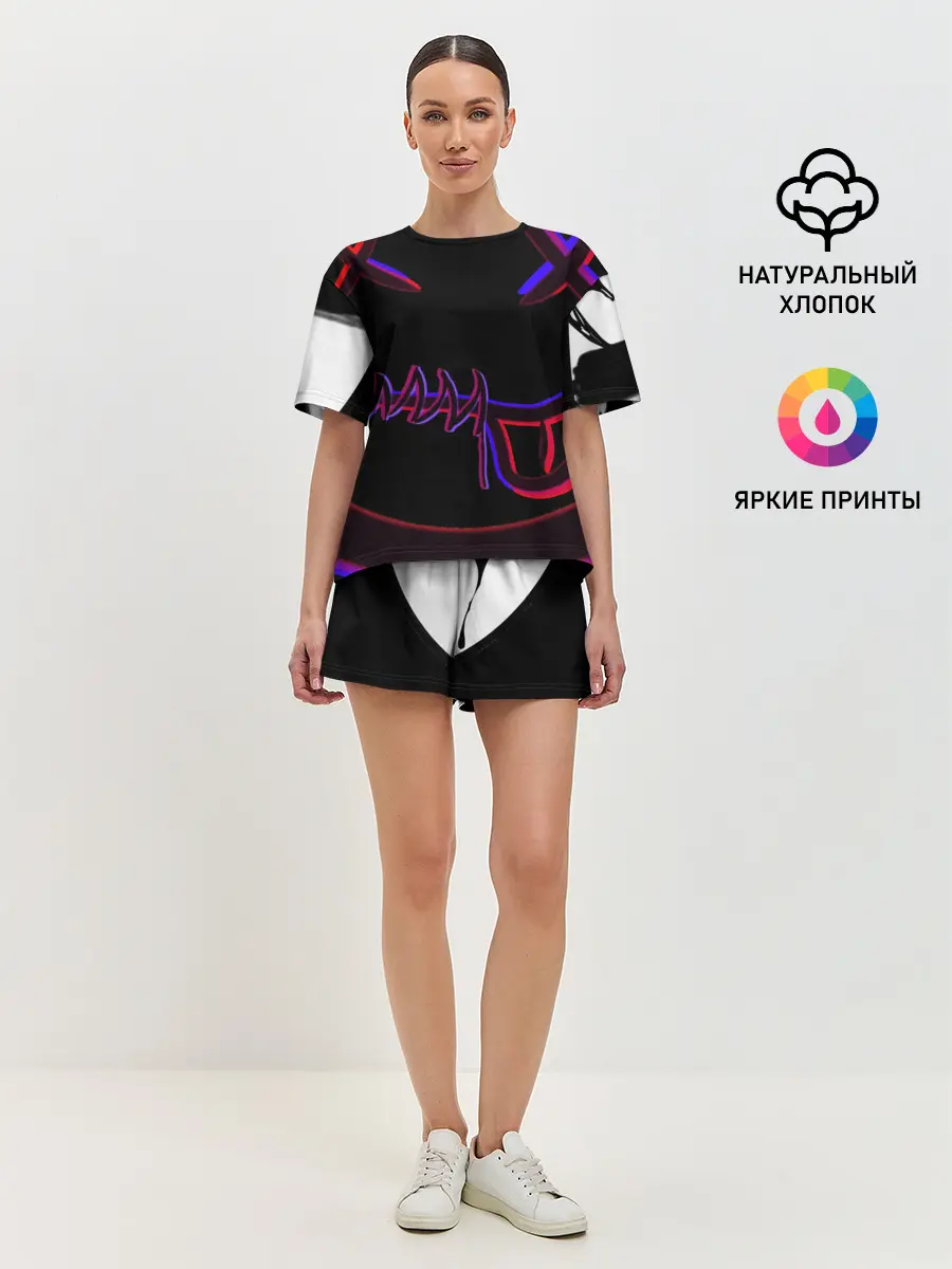 Женская пижама с шортами / SMLМОД