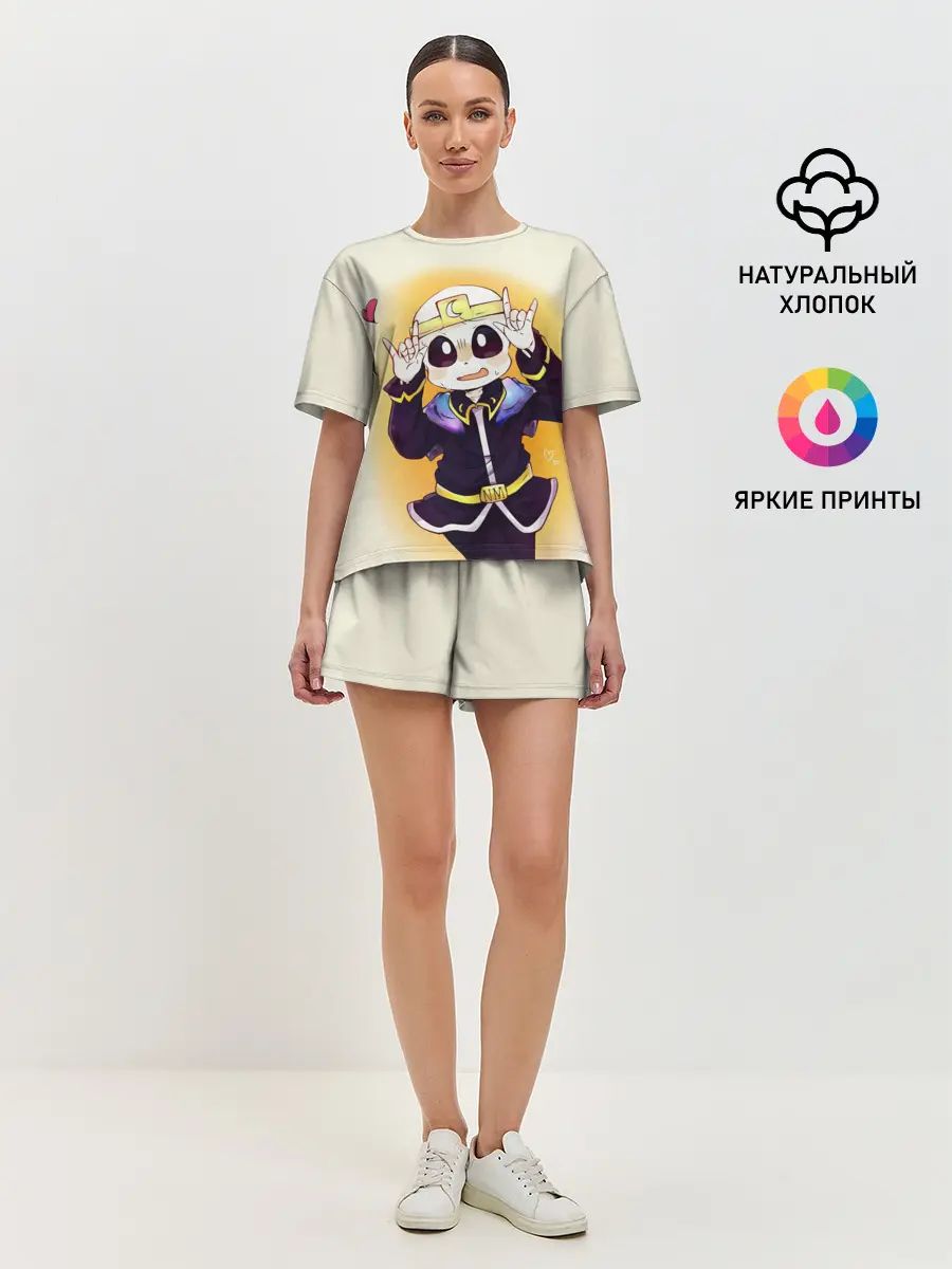 Женская пижама с шортами / Undertale