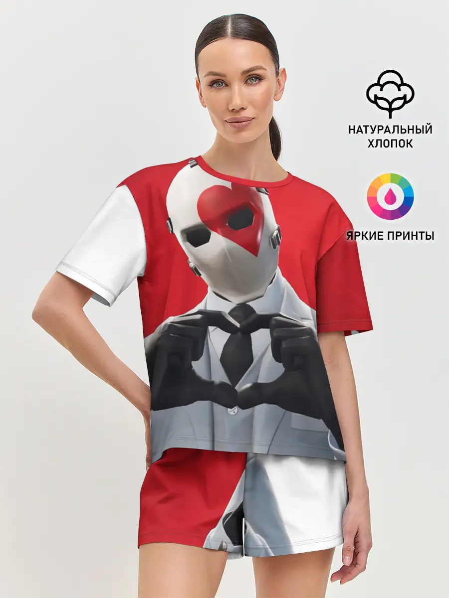 Женская пижама с шортами / Fortnite