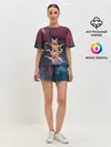 Женская пижама с шортами / Танцующие коты