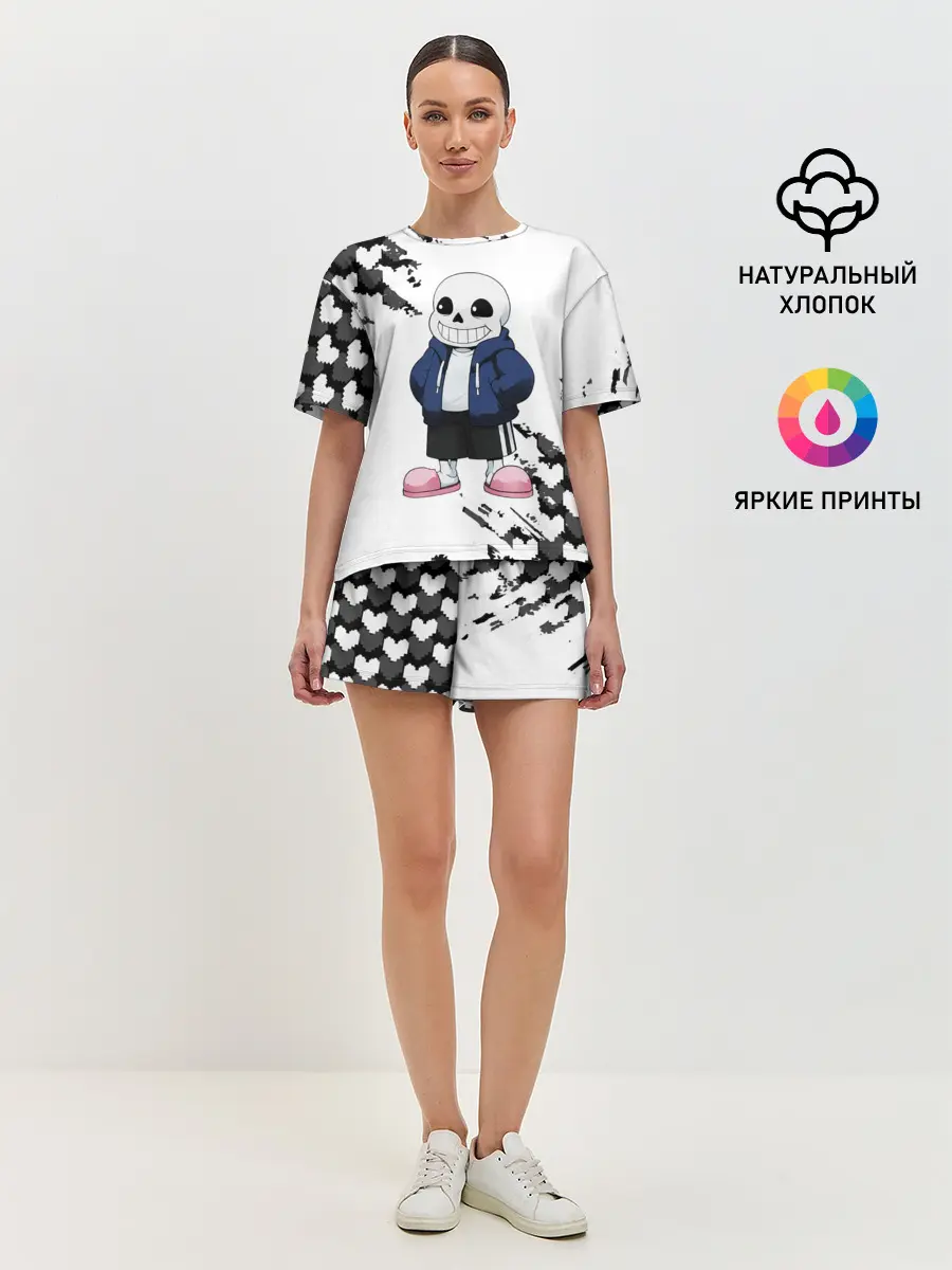 Женская пижама с шортами / UNDERTALE