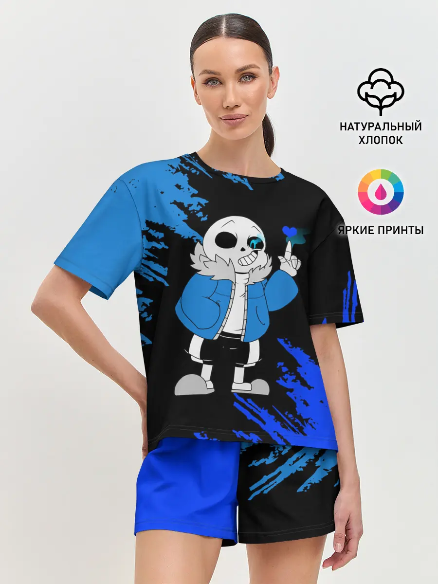 Женская пижама с шортами / UNDERTALE