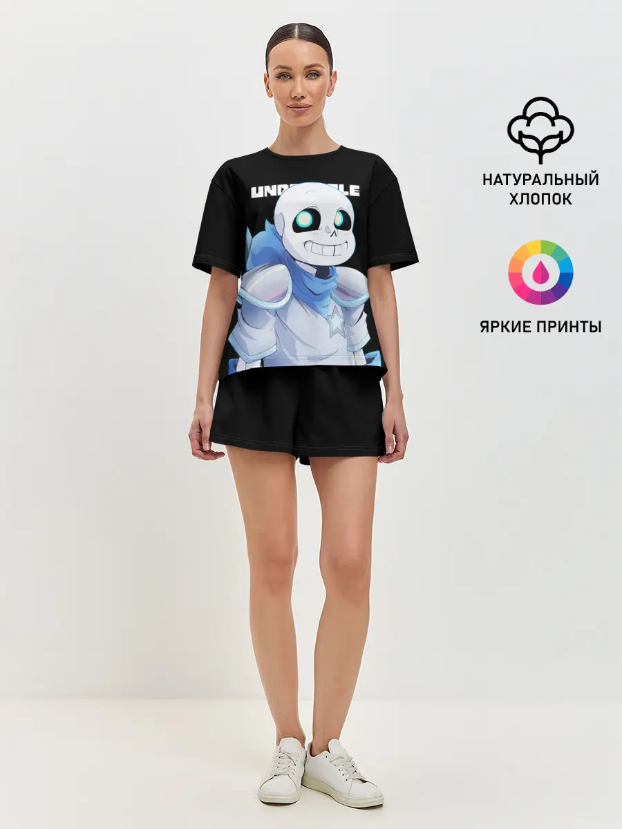 Женская пижама с шортами / UNDERTALE