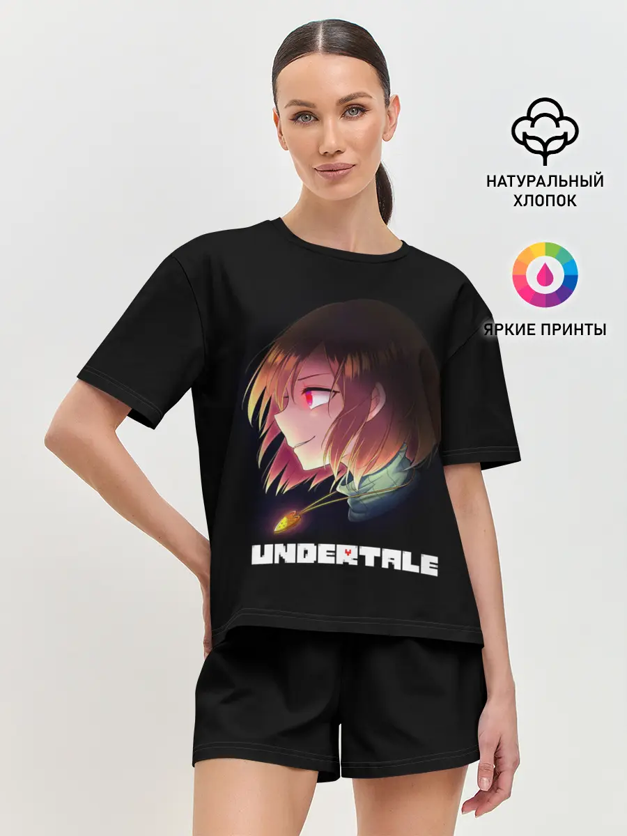 Женская пижама с шортами / UNDERTALE