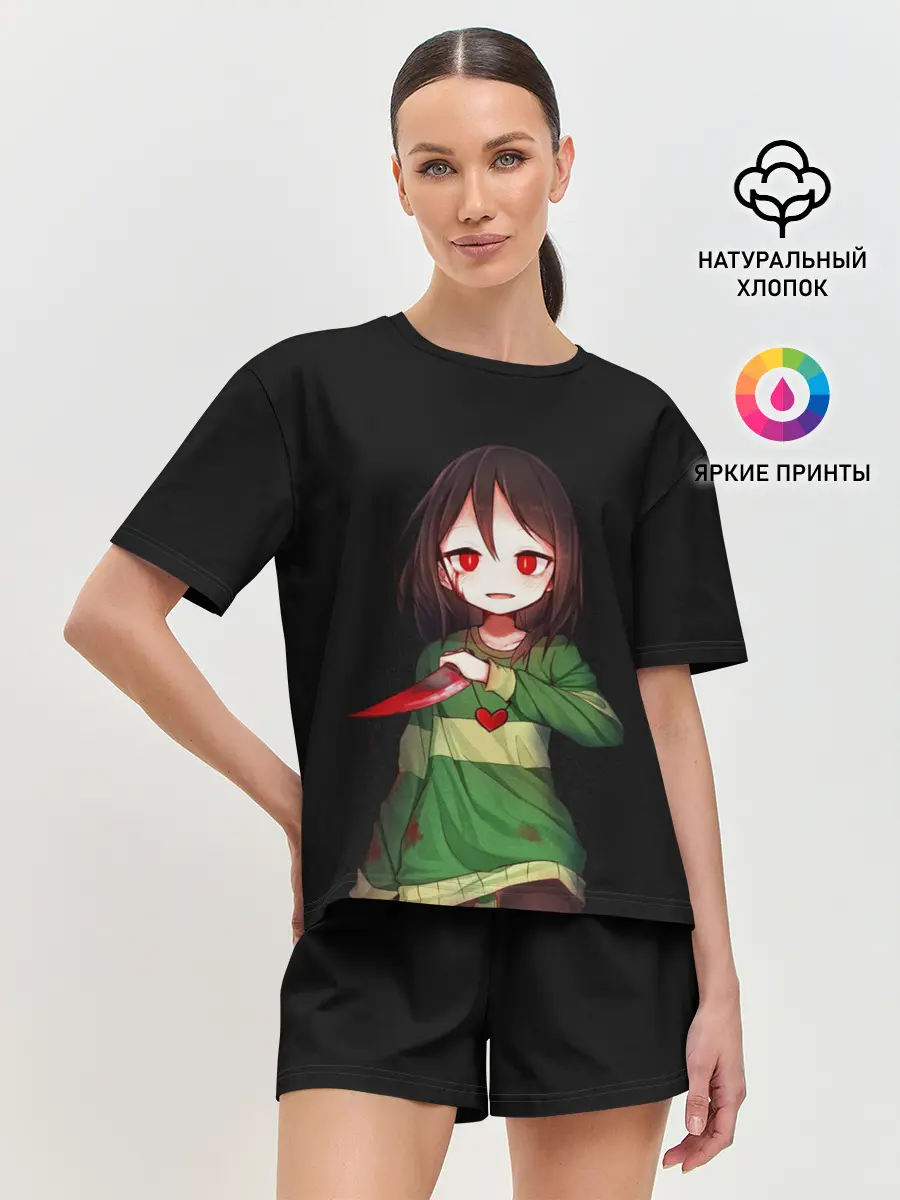 Женская пижама с шортами / UNDERTALE