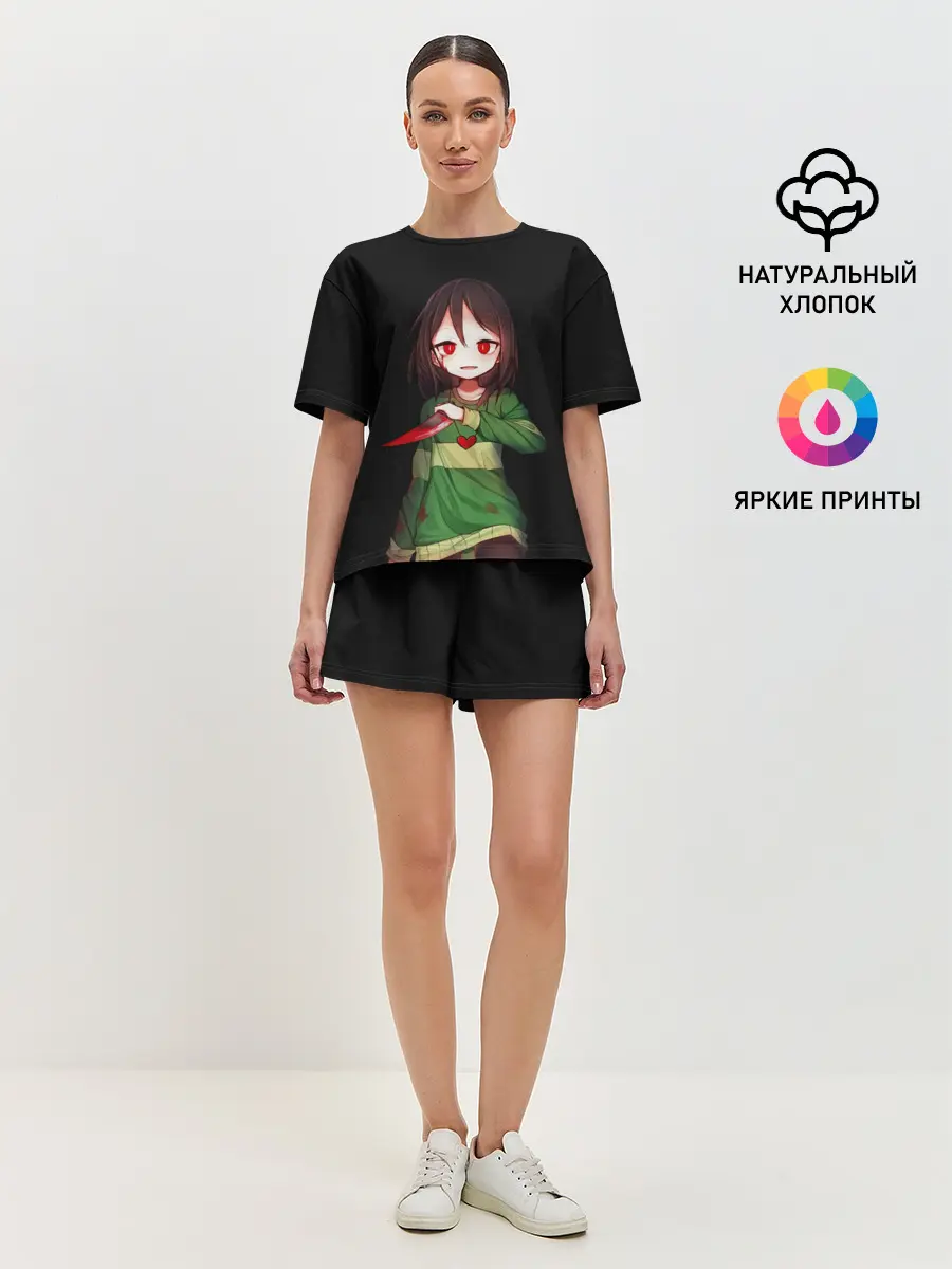 Женская пижама с шортами / UNDERTALE