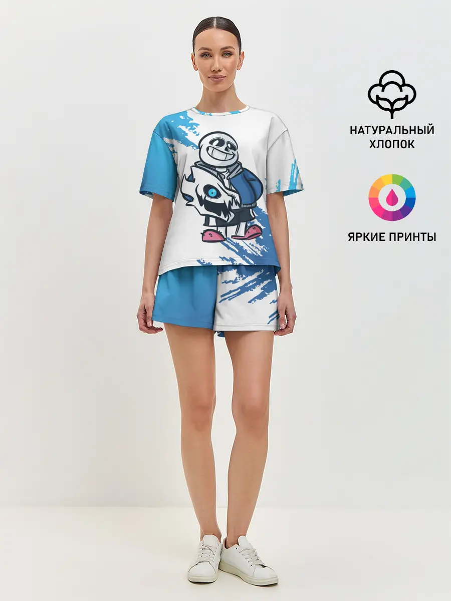 Женская пижама с шортами / UNDERTALE