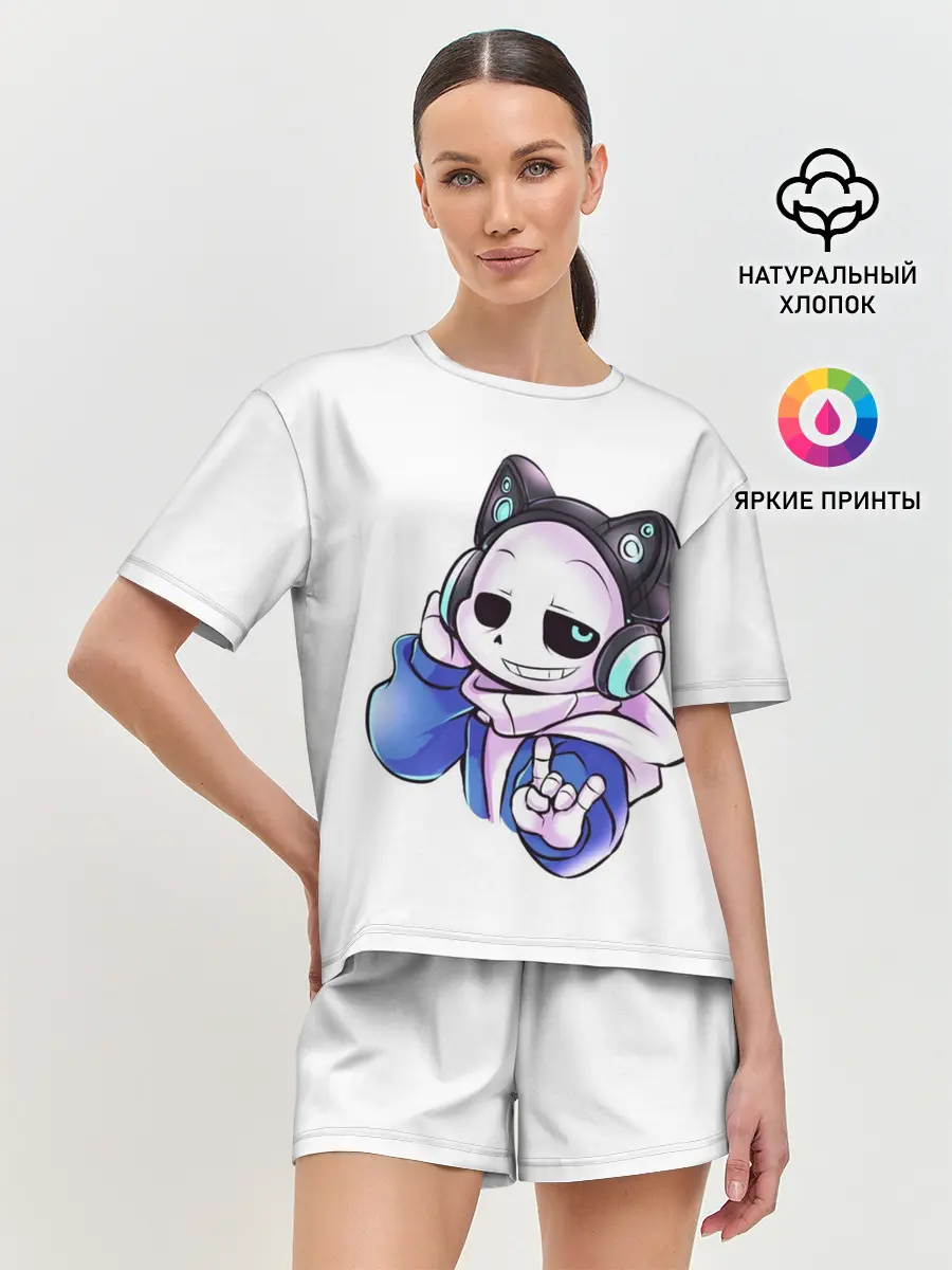 Женская пижама с шортами / UNDERTALE