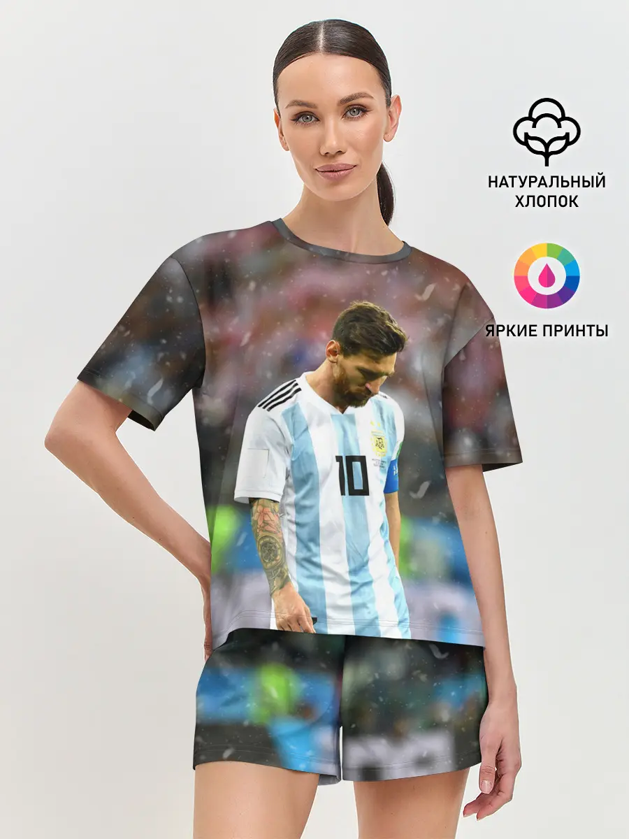Женская пижама с шортами / Месси Аргентина