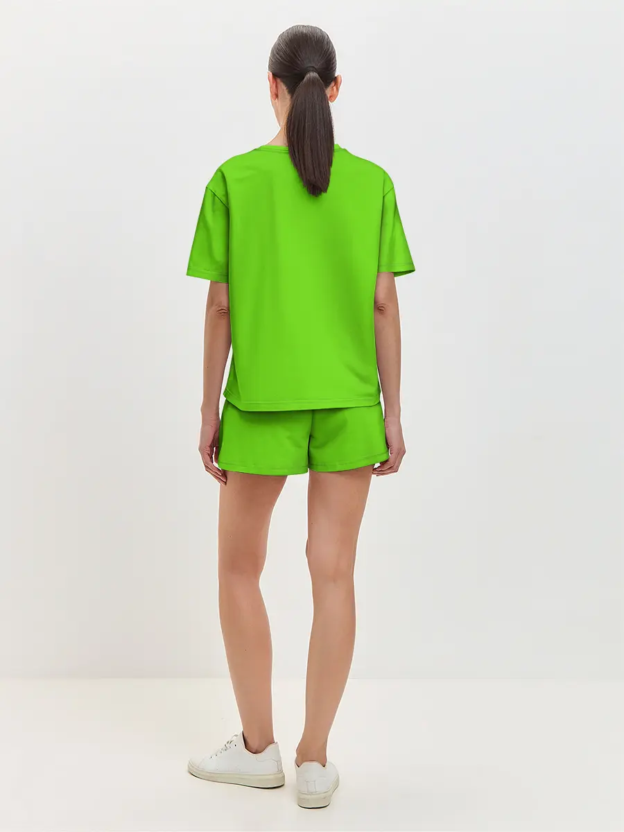 Женская пижама с шортами / Grinch Face