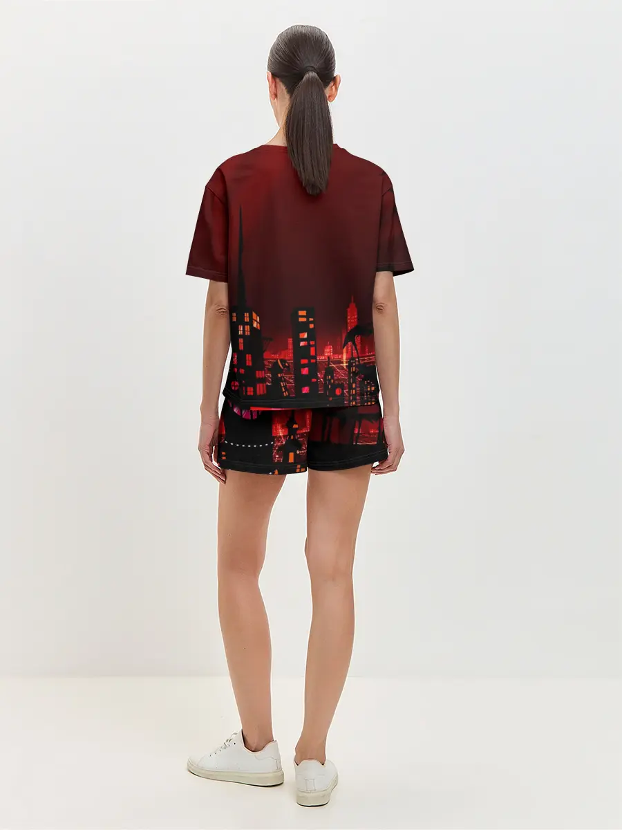 Женская пижама с шортами / Отель Хазбин