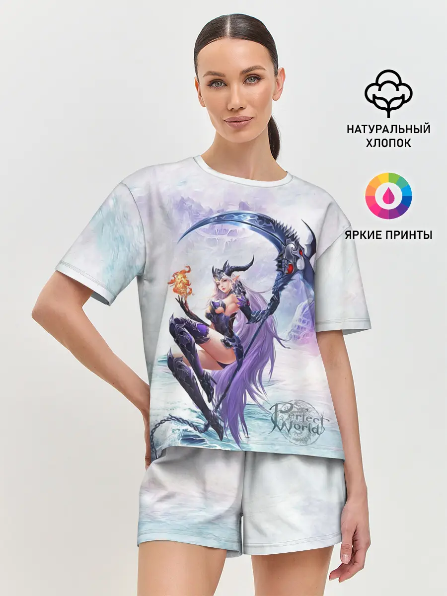 Женская пижама с шортами / Shadow class girl