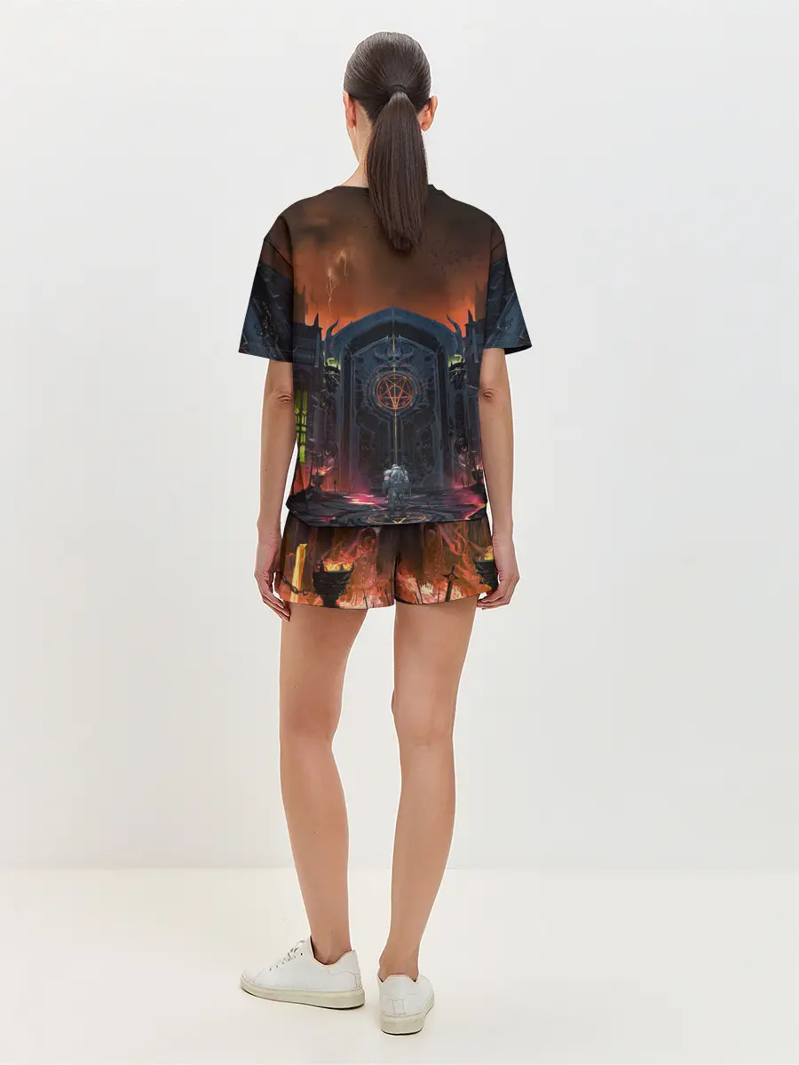 Женская пижама с шортами / DOOM - Hellgate