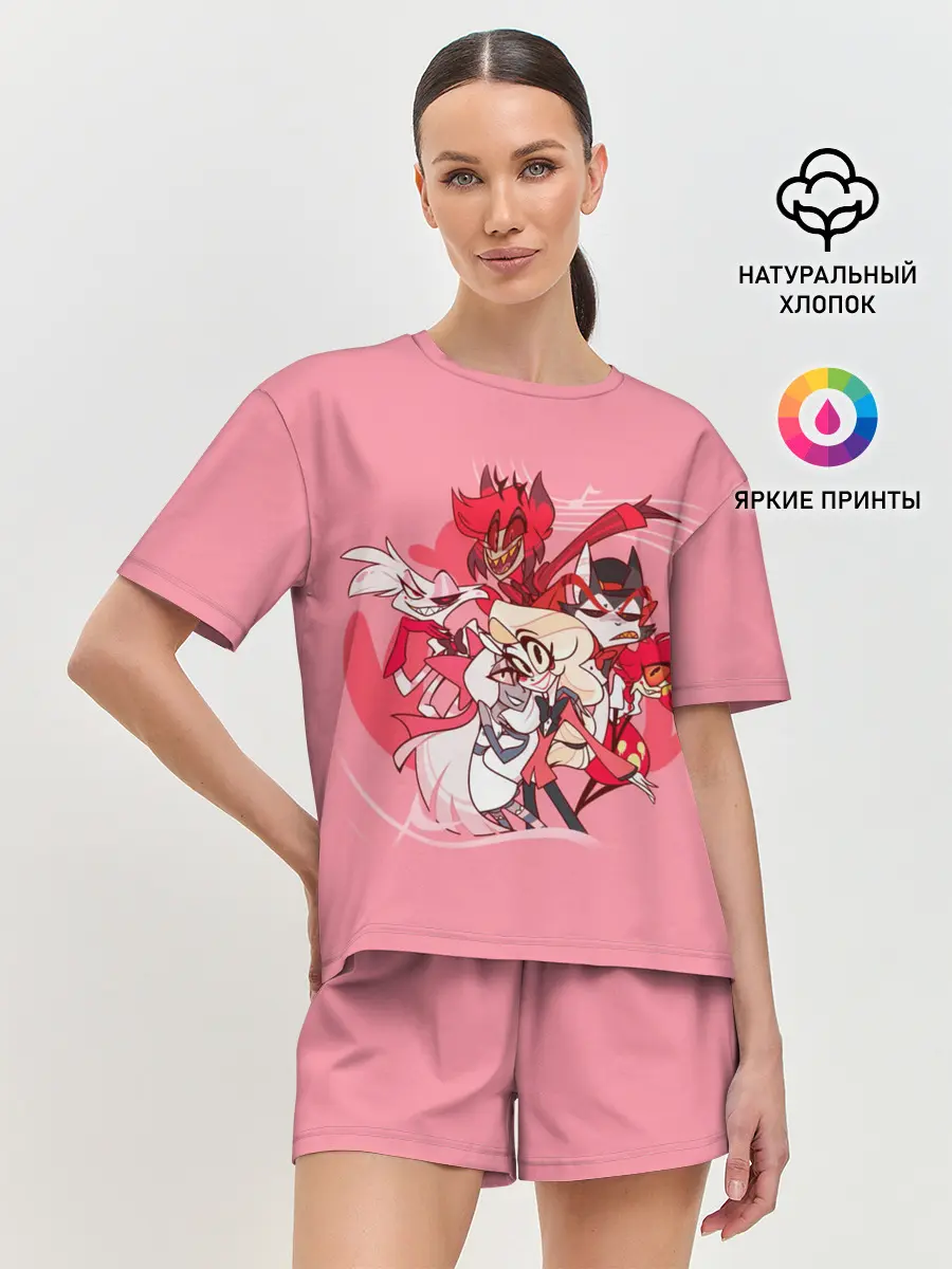 Женская пижама с шортами / ОТЕЛЬ ХАЗБИН