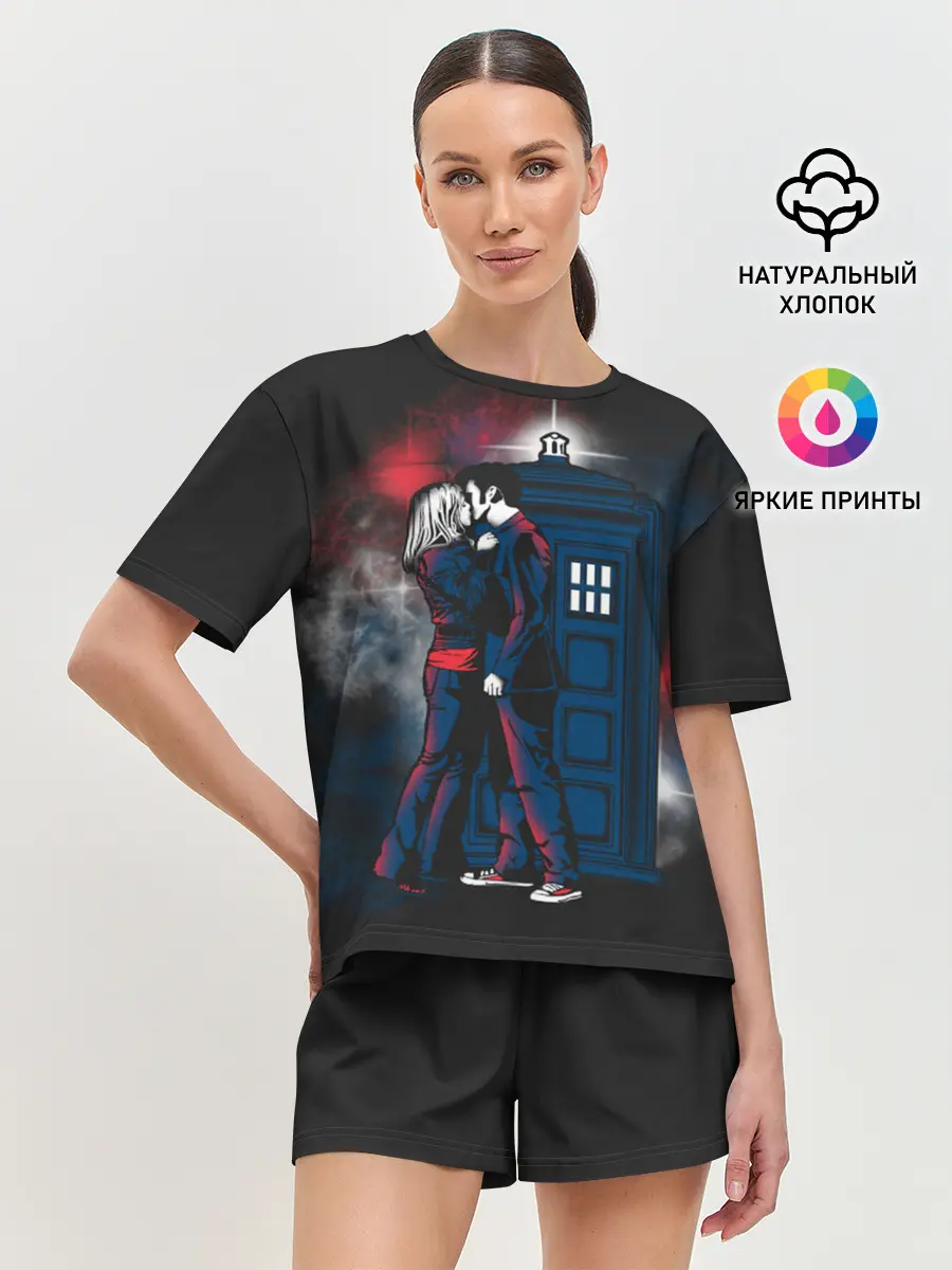 Женская пижама с шортами / Doctor Who