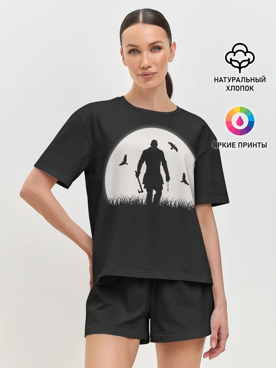 Женская пижама с шортами / Vikings