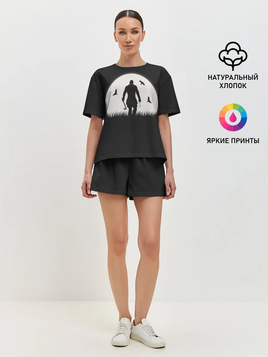 Женская пижама с шортами / Vikings