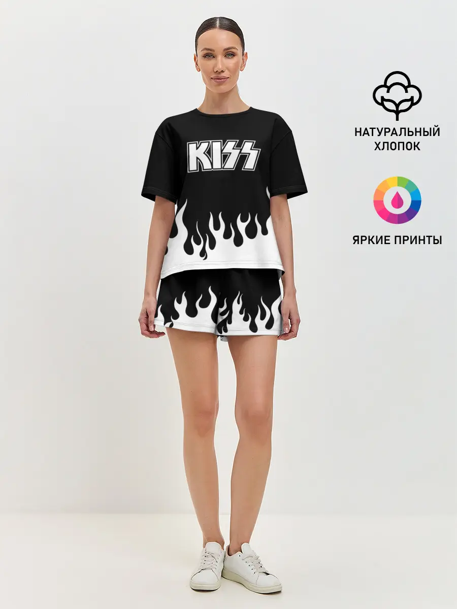 Женская пижама с шортами / Kiss